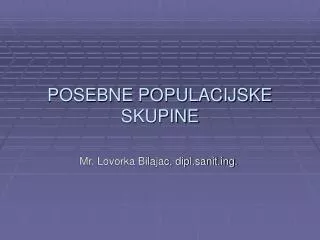 posebne populacijske skupine