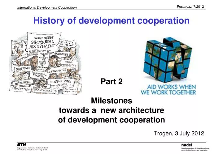 history of development cooperation