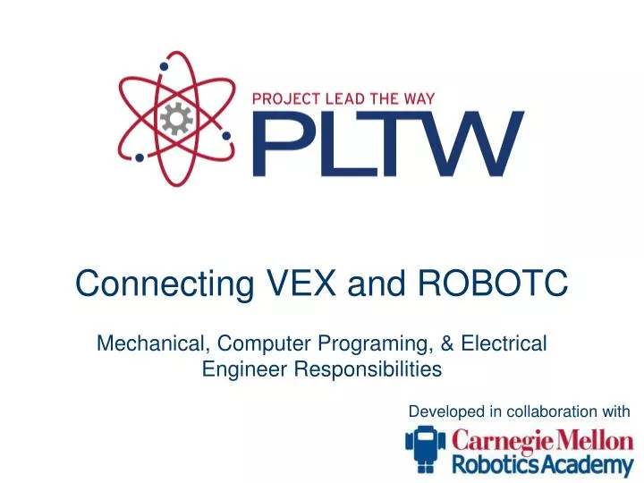 connecting vex and robotc mechanical computer programing electrical engineer responsibilities