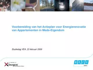 Voorbereiding van het Actieplan voor Energierenovatie van Appartementen in Mede-Eigendom