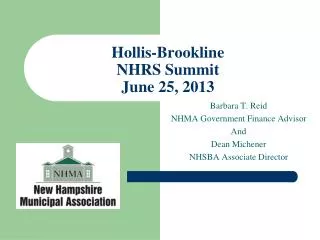 Hollis-Brookline NHRS Summit June 25, 2013