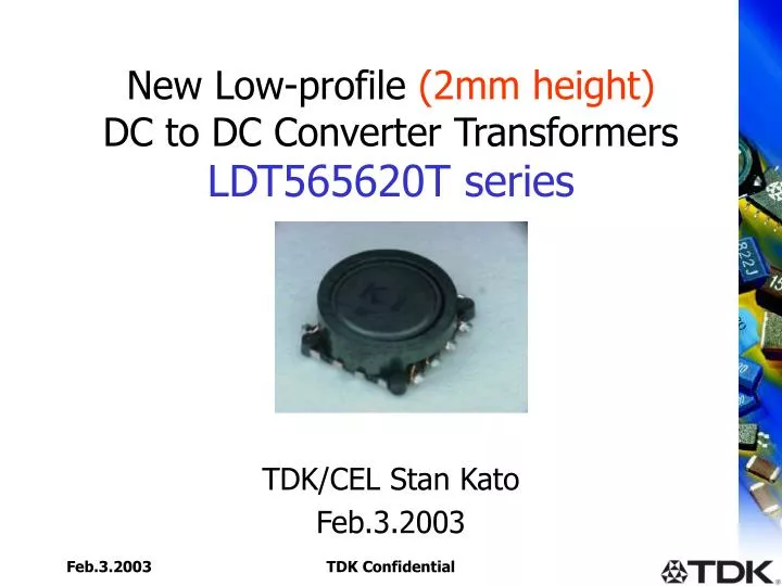 new low profile 2mm height dc to dc converter transformers ldt565620t series