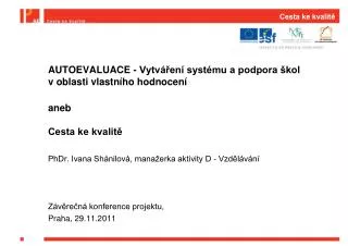 cesta ke kvalit