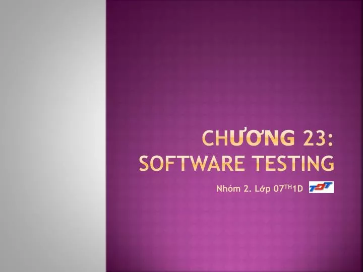 ch ng 23 software testing