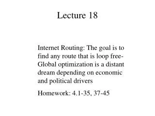 lecture 18