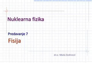 nuklearna fizika