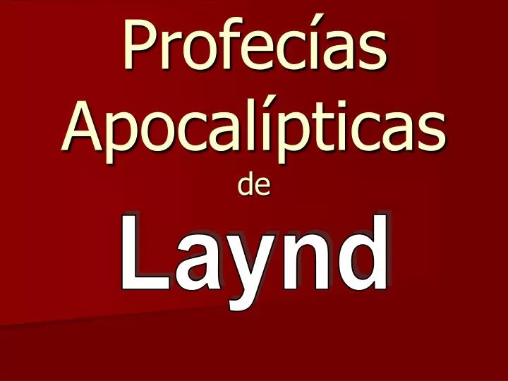 profec as apocal pticas de