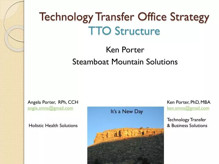 technology transfer office strategy tto structure
