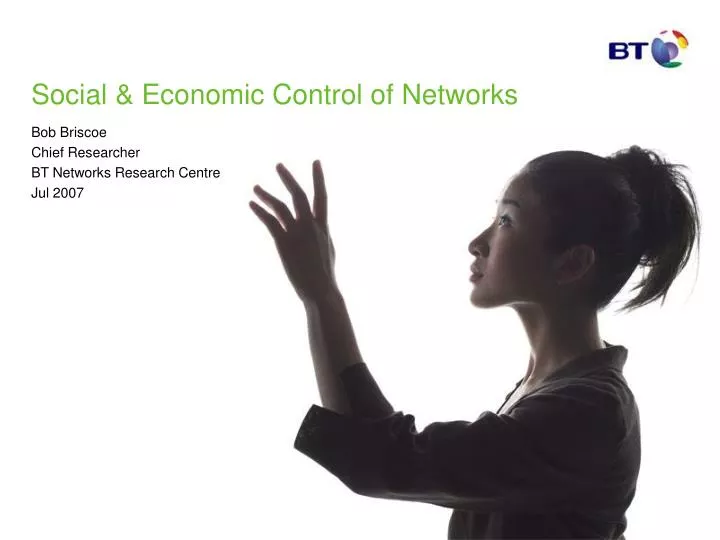 social economic control of networks