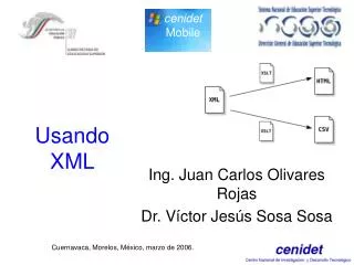 usando xml