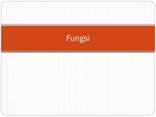 fungsi