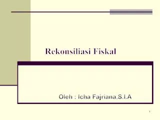 rekonsiliasi fiskal