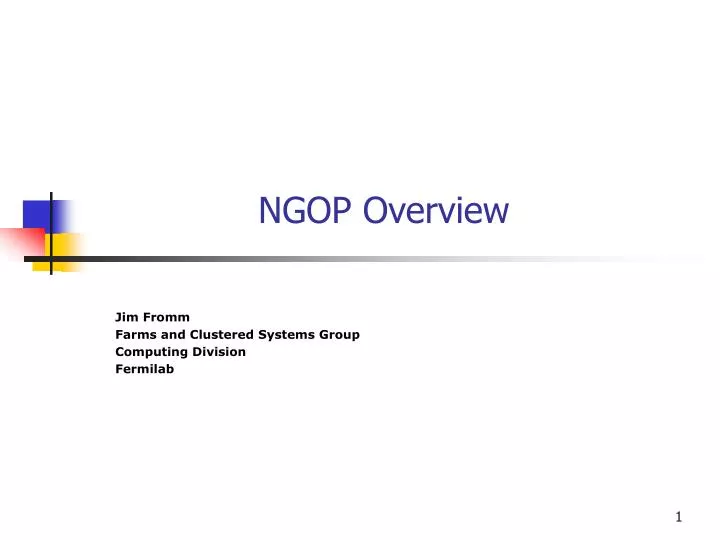 ngop overview