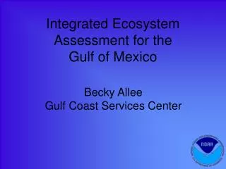 Integrated Ecosystem Assessment for the Gulf of Mexico