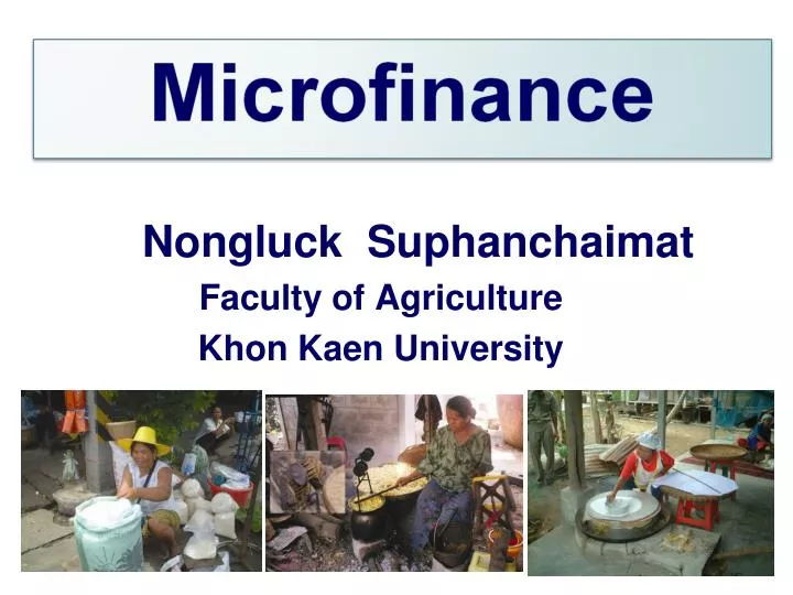 nongluck suphanchaimat faculty of agriculture khon kaen university