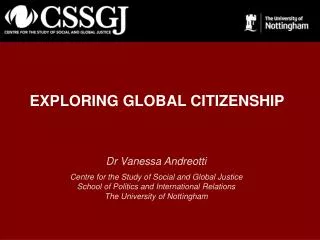 EXPLORING GLOBAL CITIZENSHIP