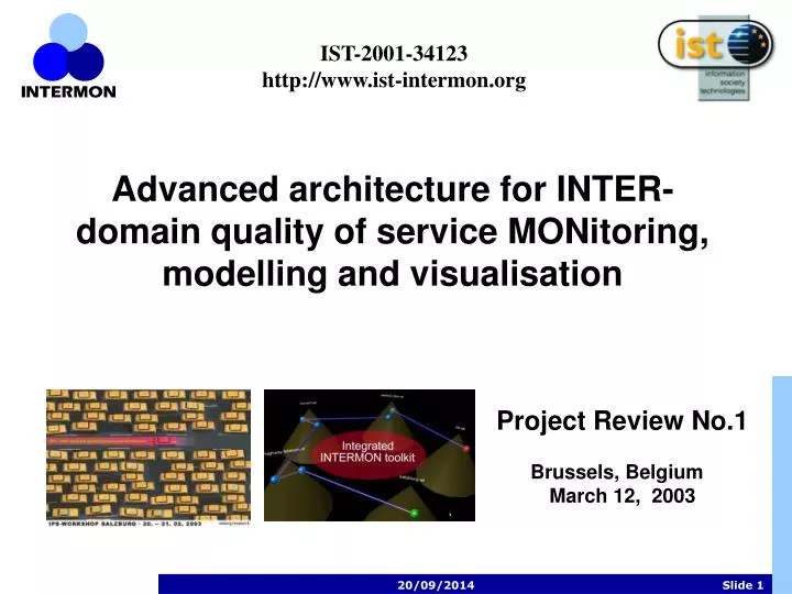 advanced architecture for inter domain quality of service monitoring modelling and visualisation