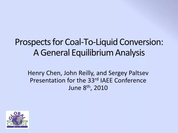 prospects for coal to liquid conversion a general equilibrium analysis