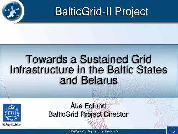 towards a sustained grid infrastructure in the baltic states and belarus