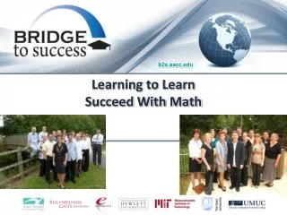 Learning to Learn Succeed With Math