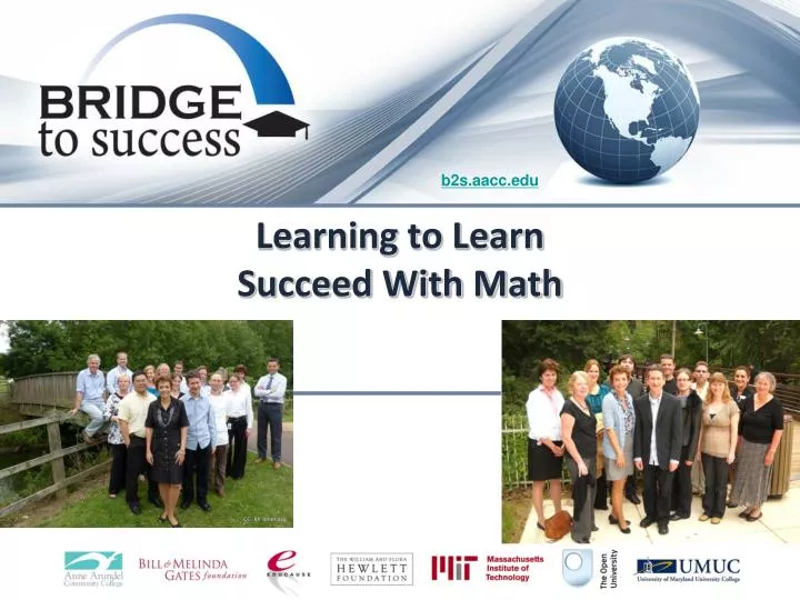 learning to learn succeed with math
