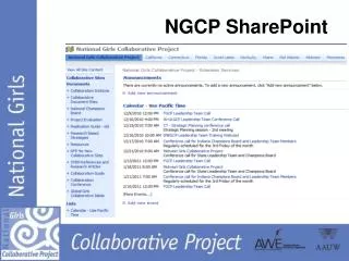 NGCP SharePoint