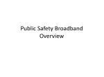 Public Safety Broadband Overview - slide 1