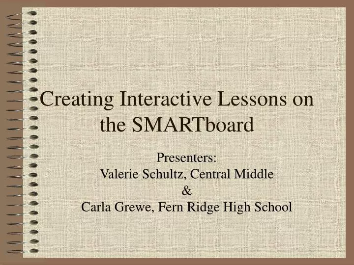 creating interactive lessons on the smartboard