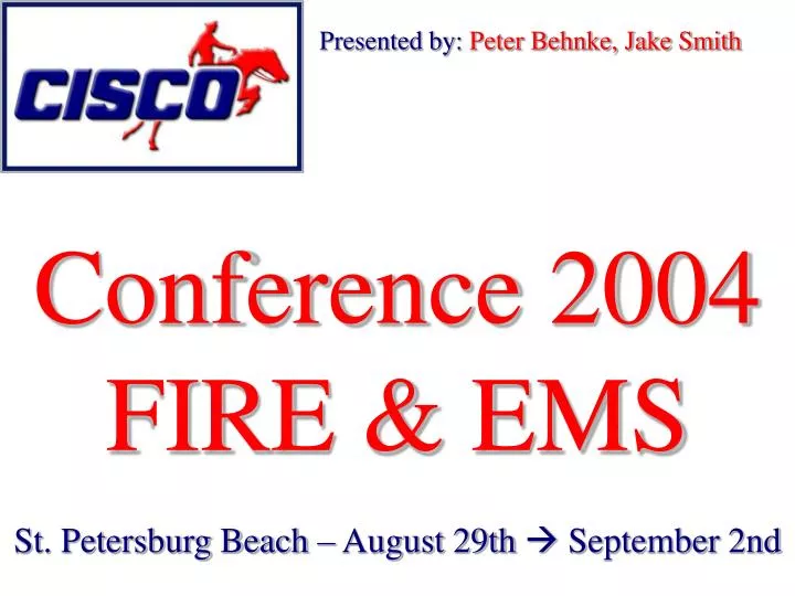 conference 2004 fire ems