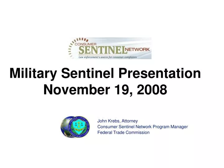 military sentinel presentation november 19 2008