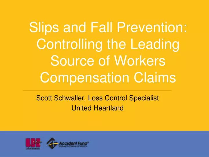 slips and fall prevention controlling the leading source of workers compensation claims
