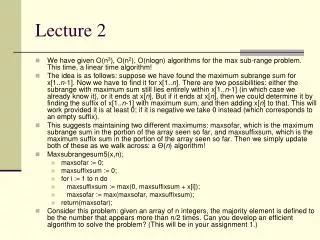 lecture 2
