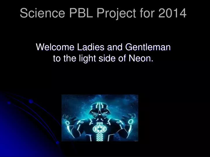 science pbl project for 2014