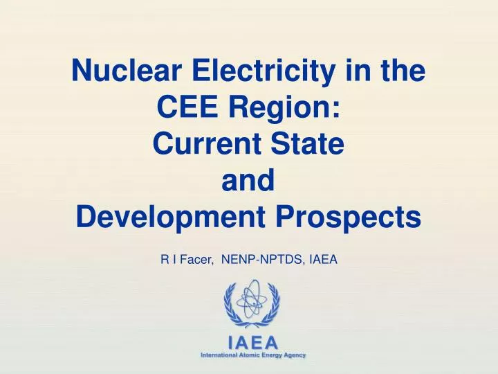nuclear electricity in the cee region current state and development prospects