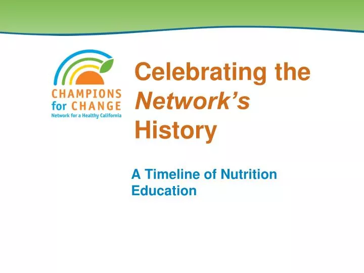 celebrating the network s history