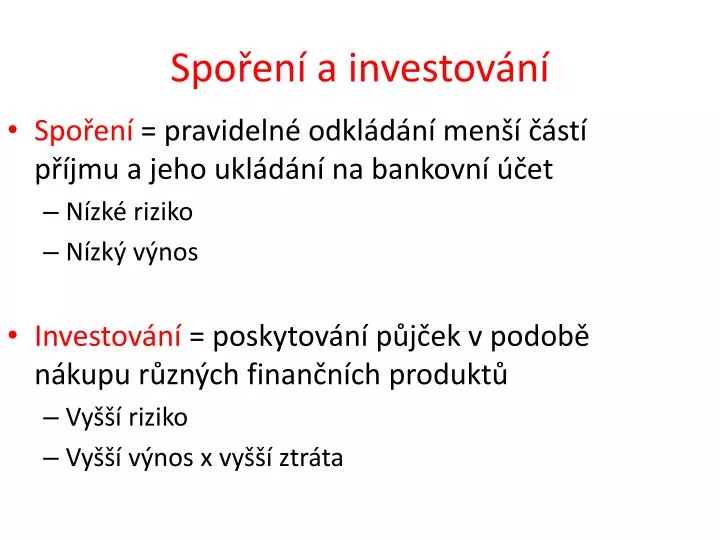 spo en a investov n