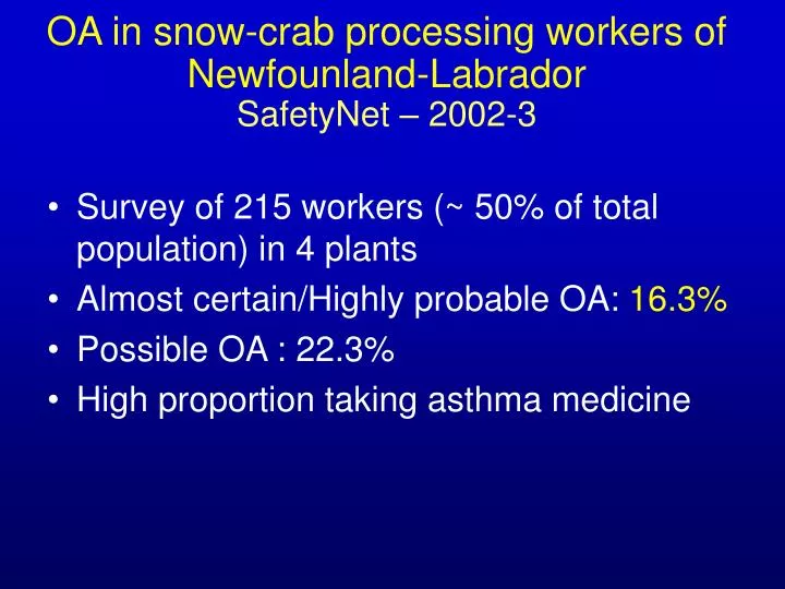 oa in snow crab processing workers of newfounland labrador safetynet 2002 3