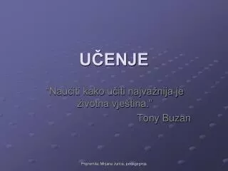 u enje