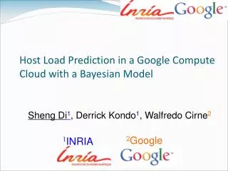 Host Load Prediction in a Google Compute Cloud with a Bayesian Model