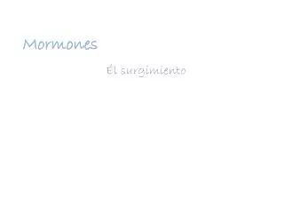 mormones
