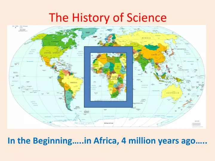 the history of science
