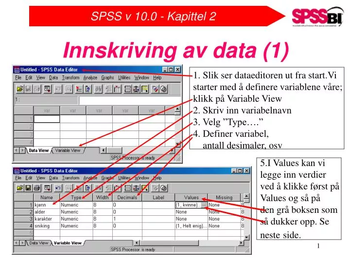 innskriving av data 1