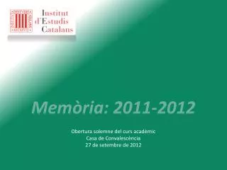 mem ria 2011 2012