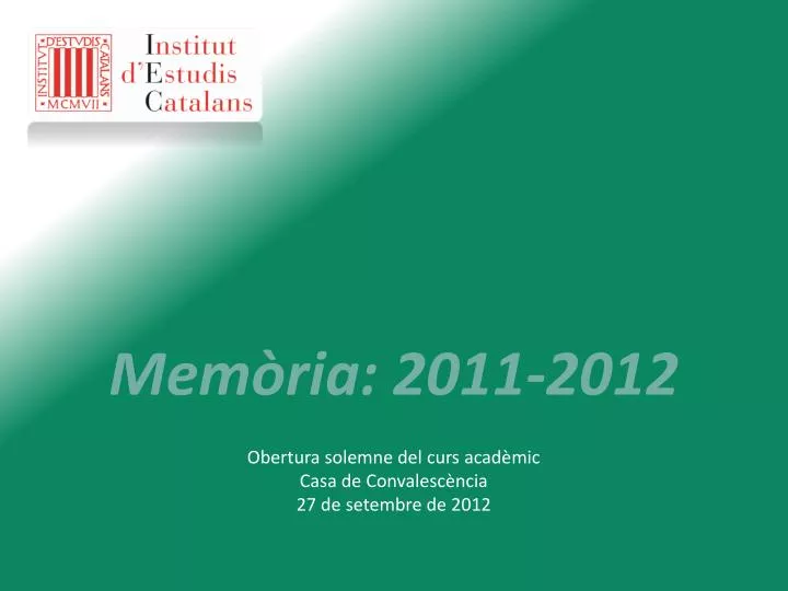 mem ria 2011 2012