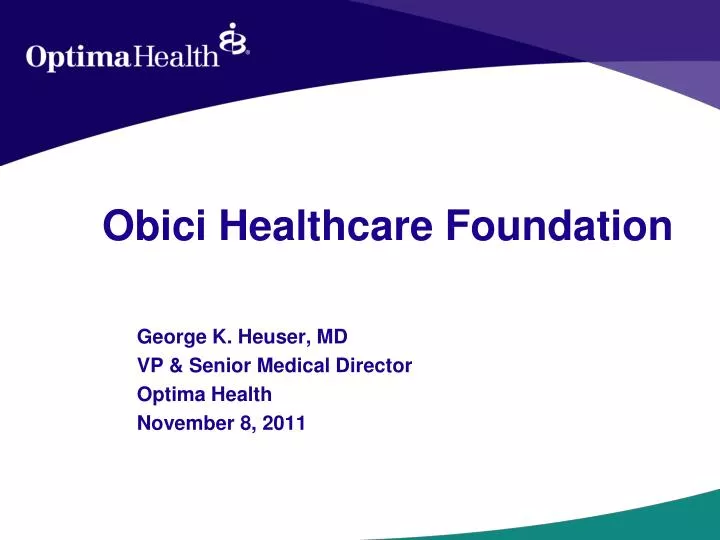 obici healthcare foundation