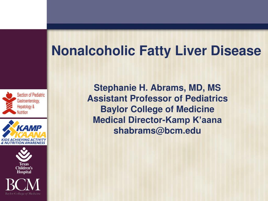 PPT - Nonalcoholic Fatty Liver Disease PowerPoint Presentation, free ...