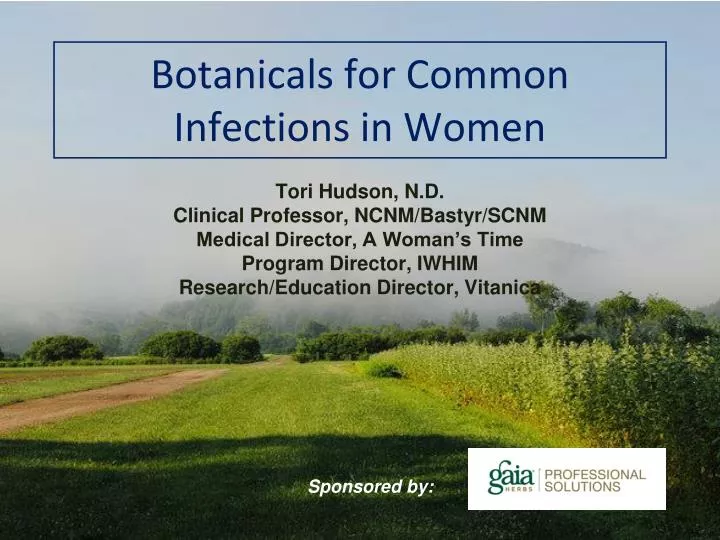 botanicals for common infections in women