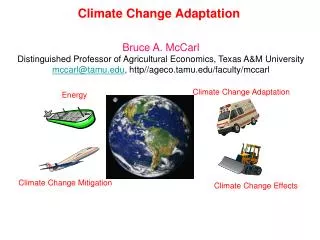 Climate Change Adaptation