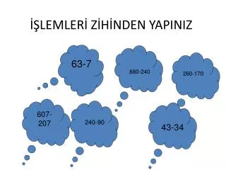lemler z h nden yapiniz
