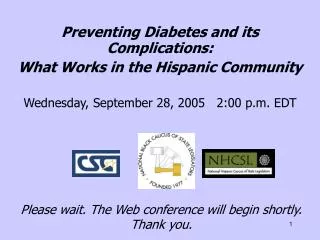 Preventing Diabetes and its Complications: What Works in the Hispanic Community